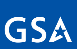 Blue GSA Approved Vendor Logo