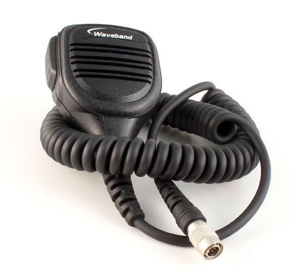 Public safety remote speaker microphone with hirose connector and emergency button for M/A COM Harris Jaguar 700P / P7100 / P7130 P7150 / P7170 / P5100 / P5130 / P5150 WB#WX-8010-M3-3.5mm-HR - Waveband Communications