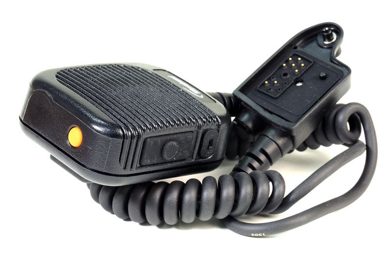 Public Safety Grade Heavy Duty Speaker Mic for HARRIS / M/A-COM / TYCO: JAGUAR 700P, P5100 SERIES, P5200 SERIES, P7100 SERIES, P7200 SERIES WB# WX-8000-M3-EB - Waveband Communications