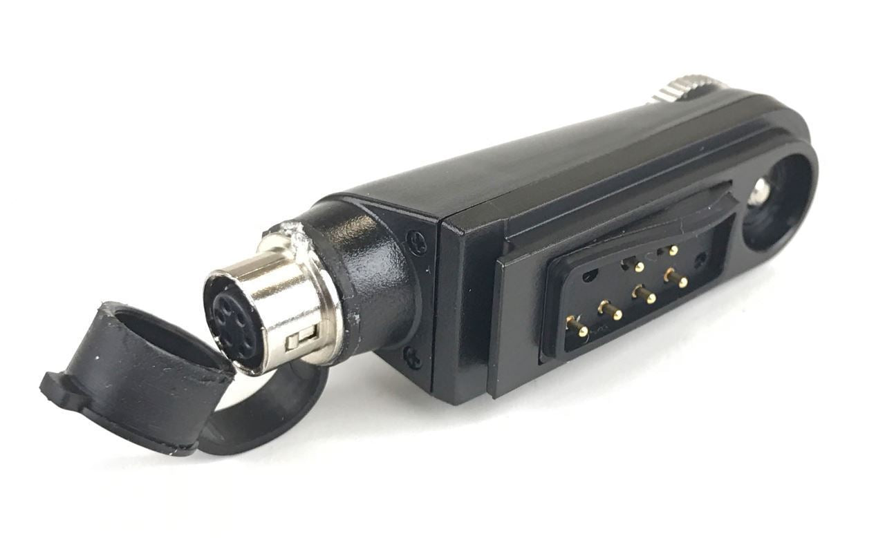 6 Pin Hirose Quick Release Adapter for Harris XL-200 Portable Radio - Waveband Communications