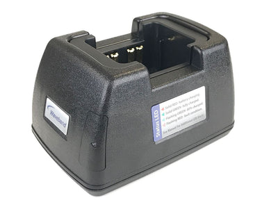 Desktop Charger for Kenwood NX-410 Portable Radio Equivalent to Kenwood KSC-15 Regular rate single unit desk charger for KNB 14/15 - Waveband Communications