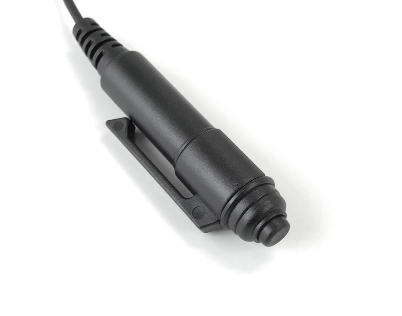 Comparable KHS-12 3 wire mini lapel mic with earphone for use with the Kenwood NX-5200 Portable Radio - Waveband Communications