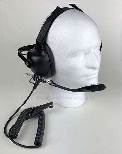 Noise Canceling headset with connector Motorola XPR3300, XPR3500 Handheld Radio. 