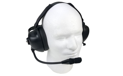 Harris M / A-COM achter de hoofd ruisonderdrukking headset