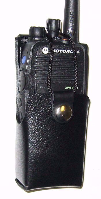 Motorola XPR 6100 Leather Swivel Case (1500mAh) - Waveband Communications