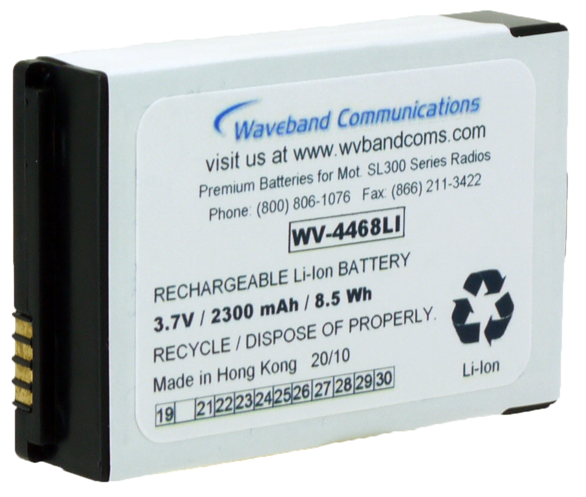 Motorola Li-Ion 2300 mAh Battery for WAVE TLK 100 and SL300 - Waveband Communications
